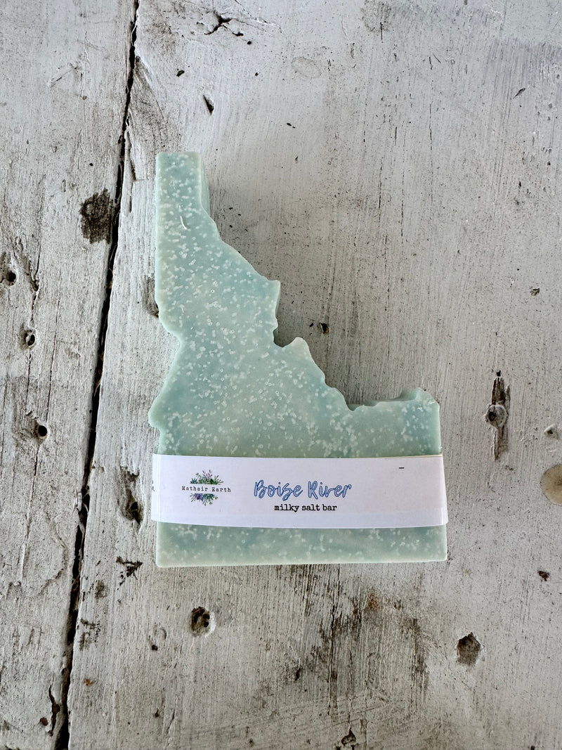 Boise River Idaho Soap | Milky Salt Bar | Idaho Soap