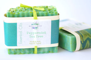 Peppermint Tea Tree  Essential Oil Soap