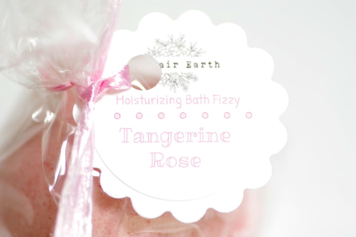 Tangerine Rose Essential Oil Bath Bomb