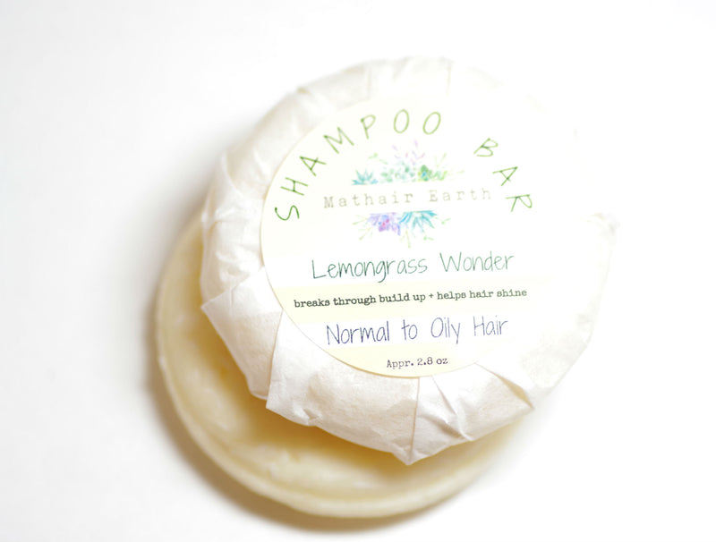 shampoo bar. lemongrass wonder shampoo bar. pH balanced shampoo bar.