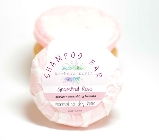 Grapefruit Rose Shampoo Bar